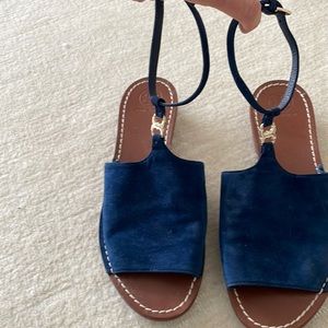 Tory Burch Blue suede sandals